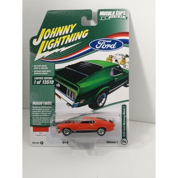 Johnny Lightning 1:64 Ford Mustang Mach 1 1970 calypso coral